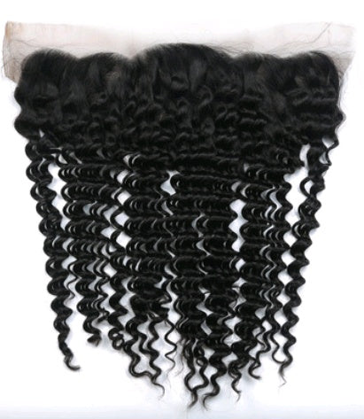 Front lace 4x13 lace frontal deep hair black real hair wig hair block Front lace 4x13 lace frontal deep hair black real hair wig hair block